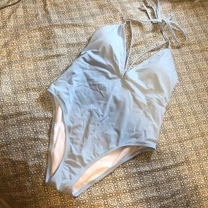 victoria’s secret plunging one piece bathing suit